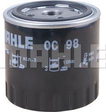 MAHLE OC 98 - Filtro de aceite parts5.com