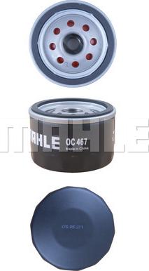 MAHLE OC 467 - Filtro de aceite parts5.com