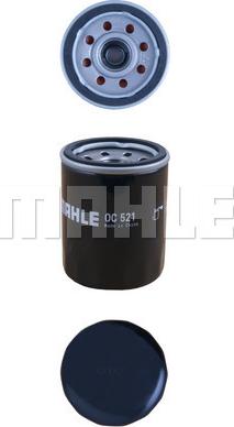 MAHLE OC 521 - Масляный фильтр parts5.com