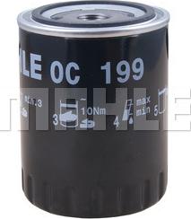 MAHLE OC 199 - Oil Filter parts5.com