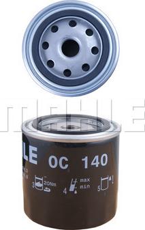 MAHLE OC 140 - Масляный фильтр parts5.com