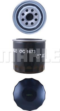 MAHLE OC 1673 - Filtro de aceite parts5.com