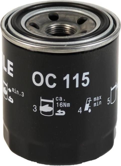 MAHLE OC 115 - Oil Filter parts5.com