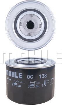 MAHLE OC 133 - Filtro de aceite parts5.com