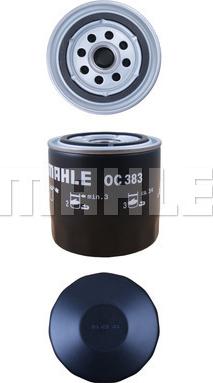 MAHLE OC 383 - Filtro de aceite parts5.com