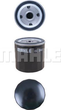 MAHLE OC 242 - Масляный фильтр parts5.com