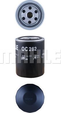 MAHLE OC 262 - Oil Filter parts5.com