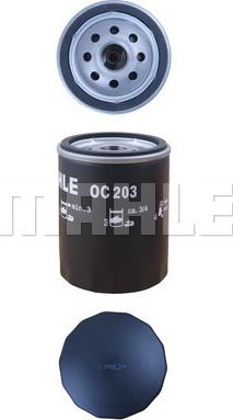 MAHLE OC 203 - Filtro de aceite parts5.com