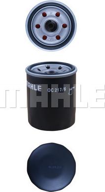 MAHLE OC 217/6 - Масляный фильтр parts5.com