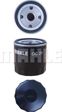 MAHLE OC 21 - Filtro de aceite parts5.com