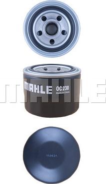 MAHLE OC 230 - Filtro de aceite parts5.com