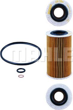 MAHLE OX 384D - Oil Filter parts5.com