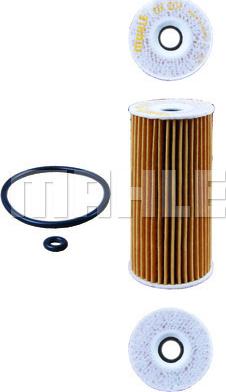 MAHLE OX 201D - Filtro de aceite parts5.com