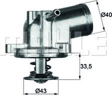 MAHLE TI 21 87 - Термостат, охлаждающая жидкость parts5.com