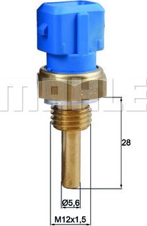 MAHLE TSE 12 - Sensor, temperatura del refrigerante parts5.com