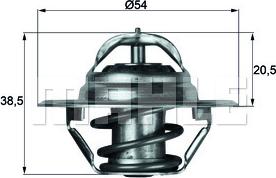 MAHLE TX 3 79D - Термостат, охлаждающая жидкость parts5.com