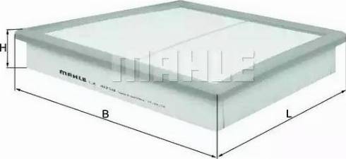 MAHLE LX 4059 - Воздушный фильтр parts5.com