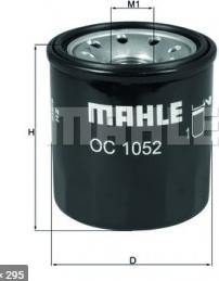 MAHLE OC 1052 - Масляный фильтр parts5.com