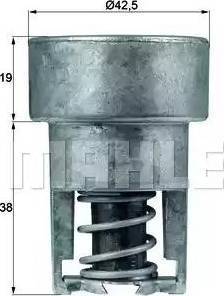 MAHLE TX 98 89 - Термостат, охлаждающая жидкость parts5.com