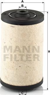 Mann-Filter BFU 811 - Топливный фильтр parts5.com