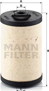 Mann-Filter BFU 700 x - Топливный фильтр parts5.com