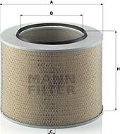 Mann-Filter C 42 1729 - Воздушный фильтр parts5.com