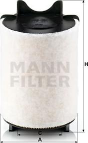 Mann-Filter C 14 130/1 - Воздушный фильтр parts5.com