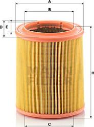 Mann-Filter C 1472 - Воздушный фильтр parts5.com