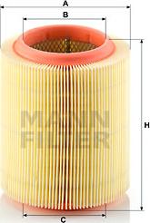 Mann-Filter C 1571 - Воздушный фильтр parts5.com