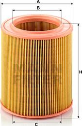 Mann-Filter C 1577/1 - Воздушный фильтр parts5.com