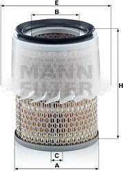 Mann-Filter C 16 148 - Воздушный фильтр parts5.com