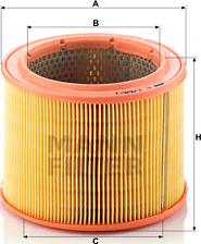 Mann-Filter C 1760/1 - Воздушный фильтр parts5.com