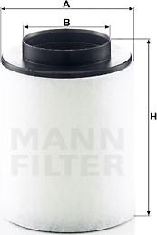 Mann-Filter C 17 023 - Воздушный фильтр parts5.com