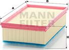 Mann-Filter C 30 190 - Воздушный фильтр parts5.com