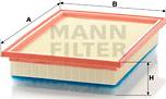 Mann-Filter C 31 116 - Воздушный фильтр parts5.com