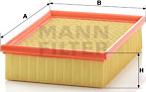 Mann-Filter C 25 114 - Воздушный фильтр parts5.com