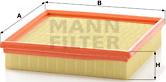 Mann-Filter C 2290 - Воздушный фильтр parts5.com