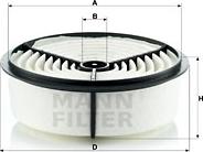 Mann-Filter C 2262 - Воздушный фильтр parts5.com