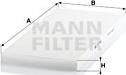 Mann-Filter CU 4594 - Фильтр воздуха в салоне parts5.com