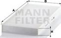 Mann-Filter CU 4054 - Фильтр воздуха в салоне parts5.com