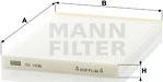 Mann-Filter CU 1936 - Фильтр воздуха в салоне parts5.com
