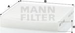 Mann-Filter CU 1835 - Фильтр воздуха в салоне parts5.com