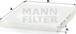 Mann-Filter CU 3059 - Фильтр воздуха в салоне parts5.com