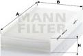 Mann-Filter CU 3847 - Фильтр воздуха в салоне parts5.com