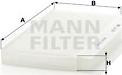 Mann-Filter CU 3337 - Фильтр воздуха в салоне parts5.com