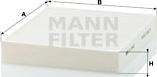 Mann-Filter CU 2442 - Фильтр воздуха в салоне parts5.com