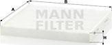 Mann-Filter CU 2544 - Фильтр воздуха в салоне parts5.com