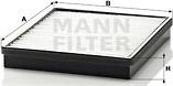 Mann-Filter CU 2520 - Фильтр воздуха в салоне parts5.com