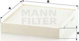 Mann-Filter CU 26 010 - Фильтр воздуха в салоне parts5.com