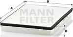 Mann-Filter CU 2672 - Фильтр воздуха в салоне parts5.com
